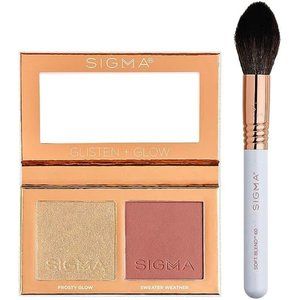 Sigma Beauty Glisten and Glow Cheek Duo Set